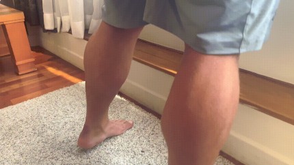 muscle calves worship