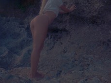 Fuck on the beach TommyWolf & HelloElly gif