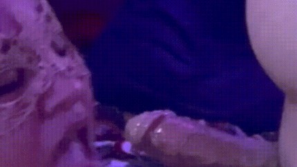 Sexy Latina Gives Sloppy BJ