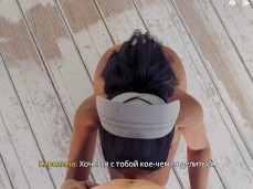 The nurse gives a great blowjob (gameplay) gif