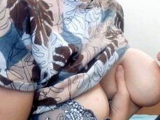 Suck on big mature tits gif