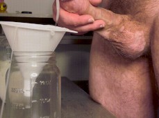 Hung, hot bull shoots a second giant load into a har, with three to follow gif