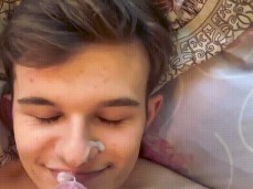 An excellent orgasm with a loud moan gif