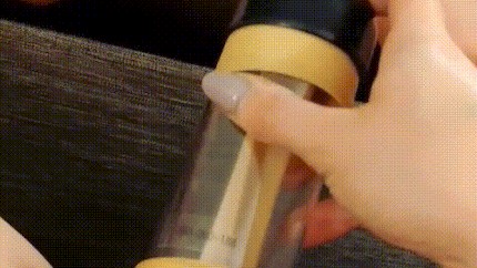 Pump toy used to suck on clit