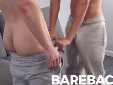 Hunk Dick In Grey Sweatpants gif
