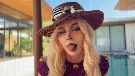 Sweetie Fox SBR Cosplay Tongue