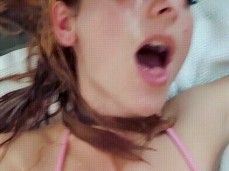 Huge Facial Cumshot in Public Spa - Tsukigamergirl gif