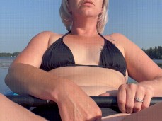 orgasm in a canoe gif