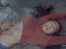 Licking her bellybutton gif