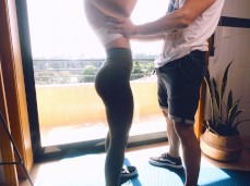 yoga pants gif