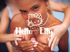 Hot Asian and European girl TommyWolf & HelloElly gif