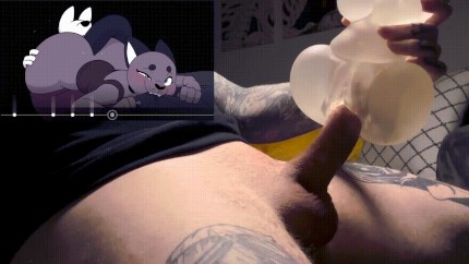 omen bunny try not to cum XI