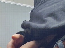 long hanging dick gif