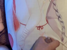 cumshot on da waifu 3 gif