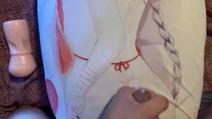 cumshot on da waifu 3