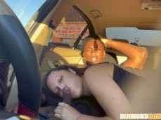 Diamond Banks - sloppy blowjob gif