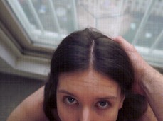 blowjob with a window behind gif