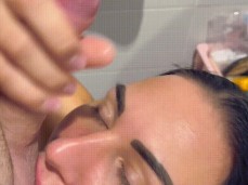 Juicy BLOWJOB by Luna Berg gif