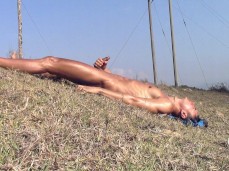 Then I saw that the naked jock lying there did not need medical assistance gif
