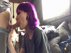 Goth Blowjob gif