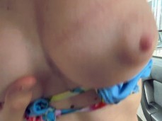 taking off bikini in car, cowgirl gif