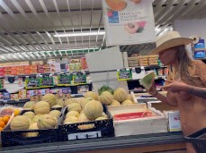 Monika Fox - naked in public gif