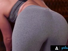 AJ Ass In Leggings gif