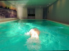 The only other guest in the hotel pool was swimming naked -- and hard 0156- gif