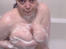 Cute Dildo Boobjob gif