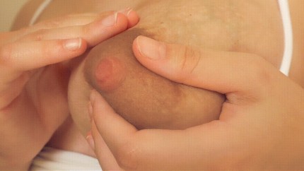Up Close Nipple Milk