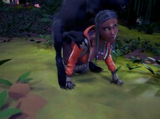 Michigan Dogman Fucks Ebony MILF gif