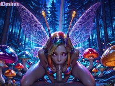 NeuralDesiresAI Fairy Deepthroat Blowjob POV! #POVTIME #PAWGTIME gif