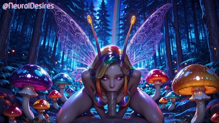 NeuralDesiresAI Fairy Deepthroat Blowjob POV! #POVTIME #PAWGTIME