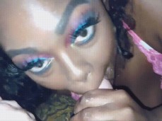 Ebony sucks white dick gif