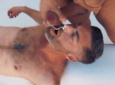 Sir Peter wanted Only Matt to remember how his cum smells gif