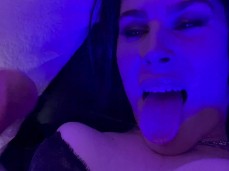 TRANS cum tasting gif