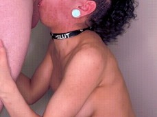 ebony deepthroat white dick gif