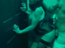 public fucking in Bar rest room gif