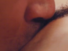 Time Freezing to get a taste of his stepsister's pussy gif