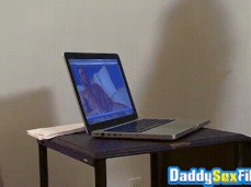 Soldiers Rodney Steele and Tony Bay jerking their big cocks together 0717 gif