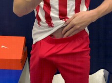 red underwear bulge gif