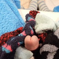socks removed