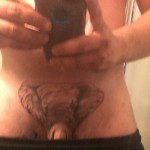 Boy with the elephant tattoo