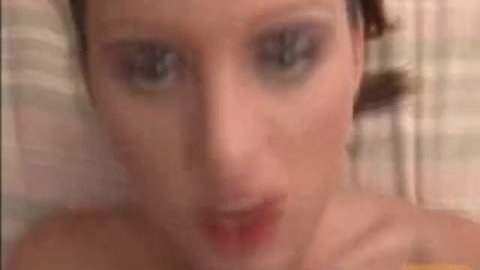 Brunette fucked and jizzed on