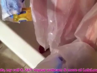 Lelu Love-Raincoat Shower Gloves Blowjob