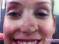 Lelu Love-Nose Play Picking Pantyhose
