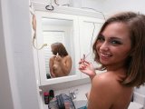 hot chick Riley Reed getting fucked hard in the bathroom