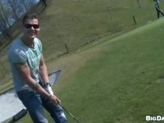 bareback sex on the golf course