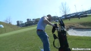 On The Golf Course Bareback Sex