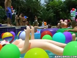 wet and wild XXX pool party